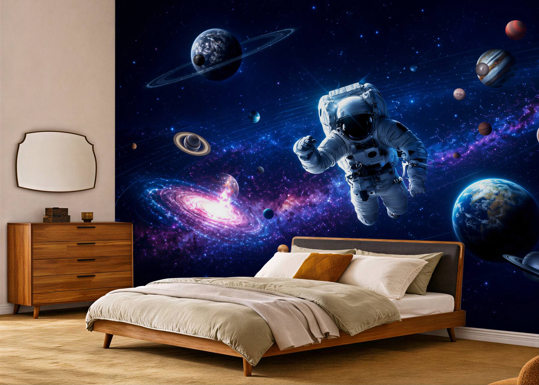 Fototapeta astronauta w kosmosie?v23