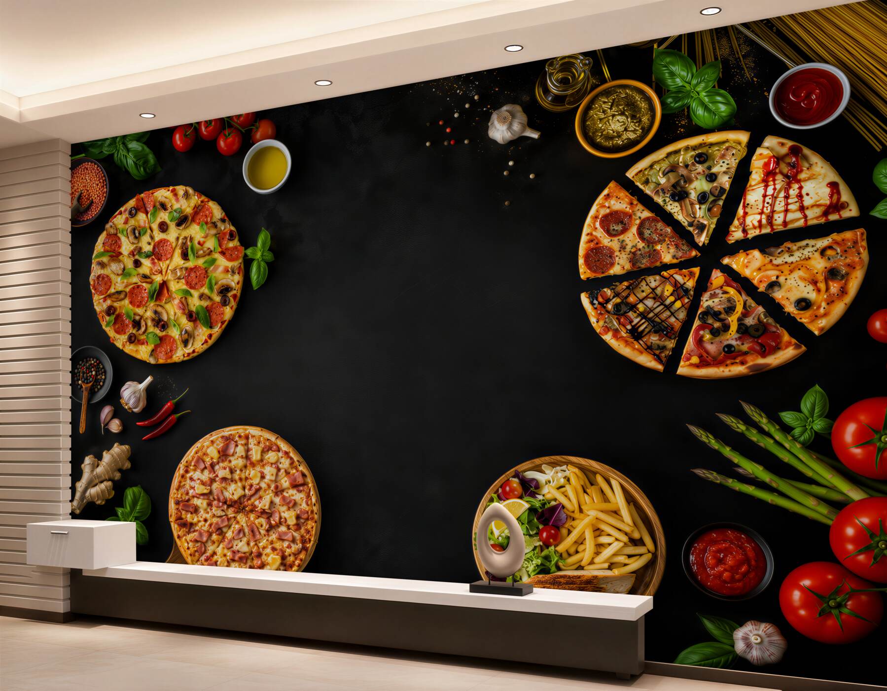 Fototapeta Pizza i inne produkty?v23
