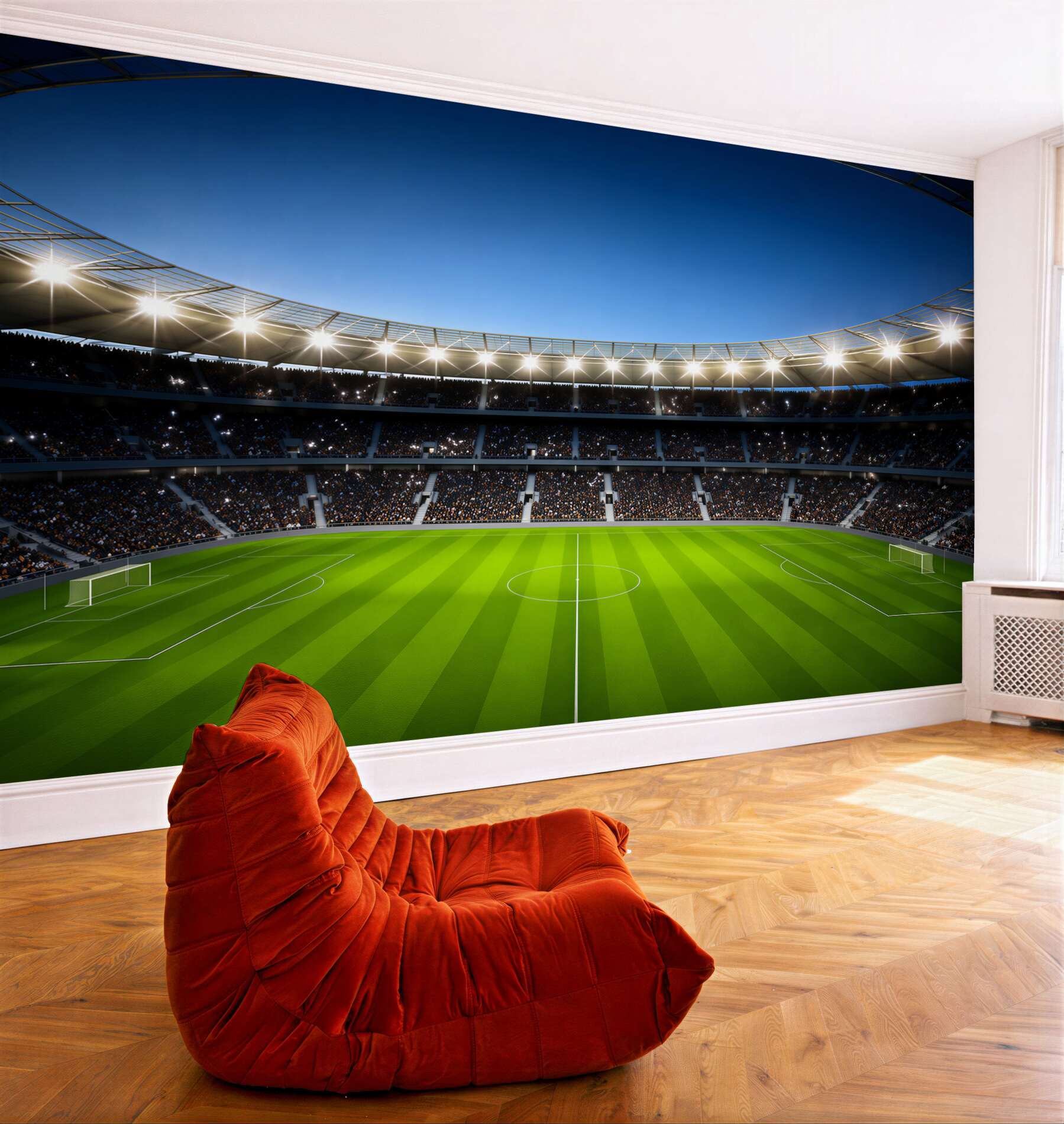 Fototapeta Arena piłkarska z widzami?v23