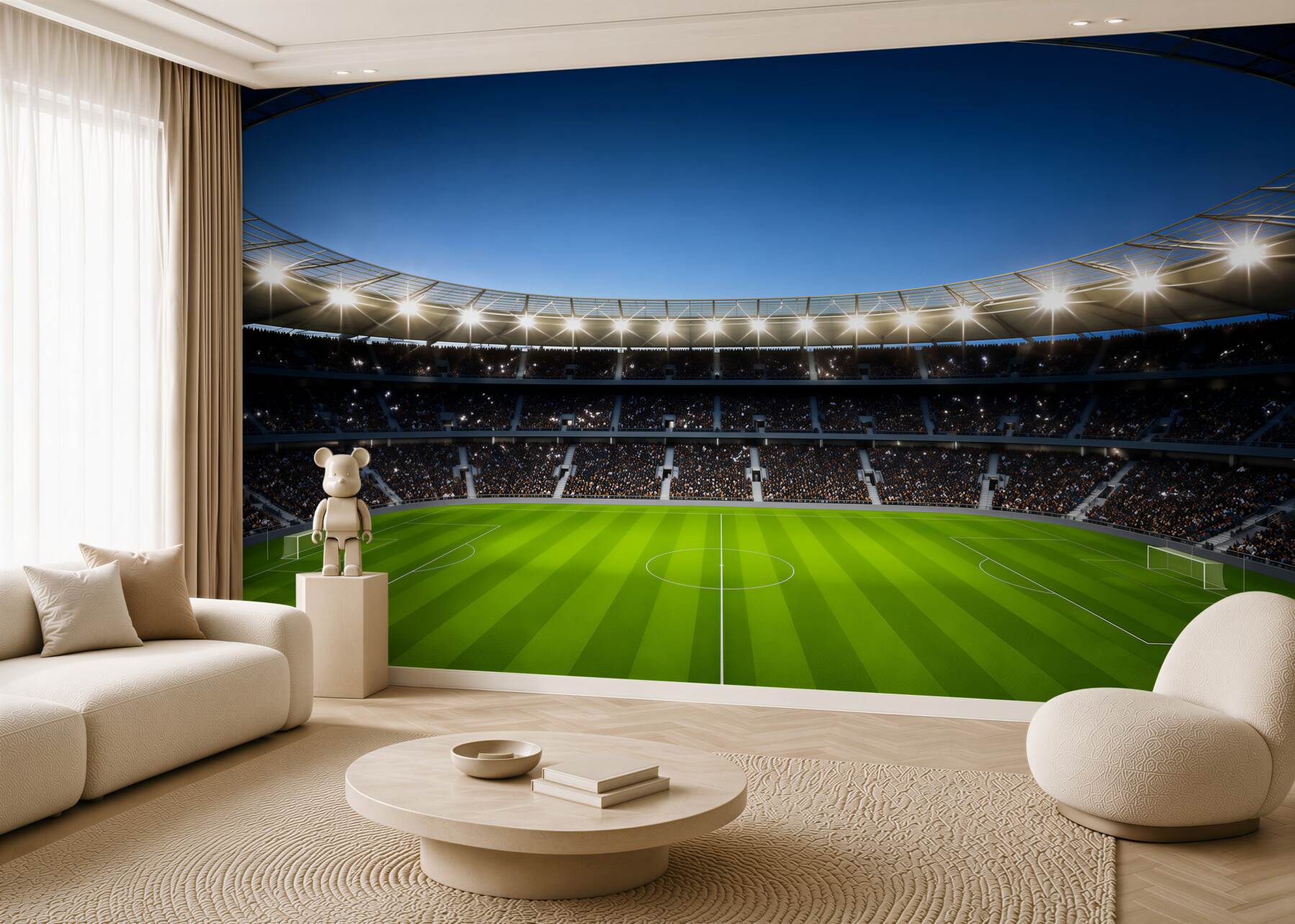 Fototapeta Arena piłkarska z widzami?v23