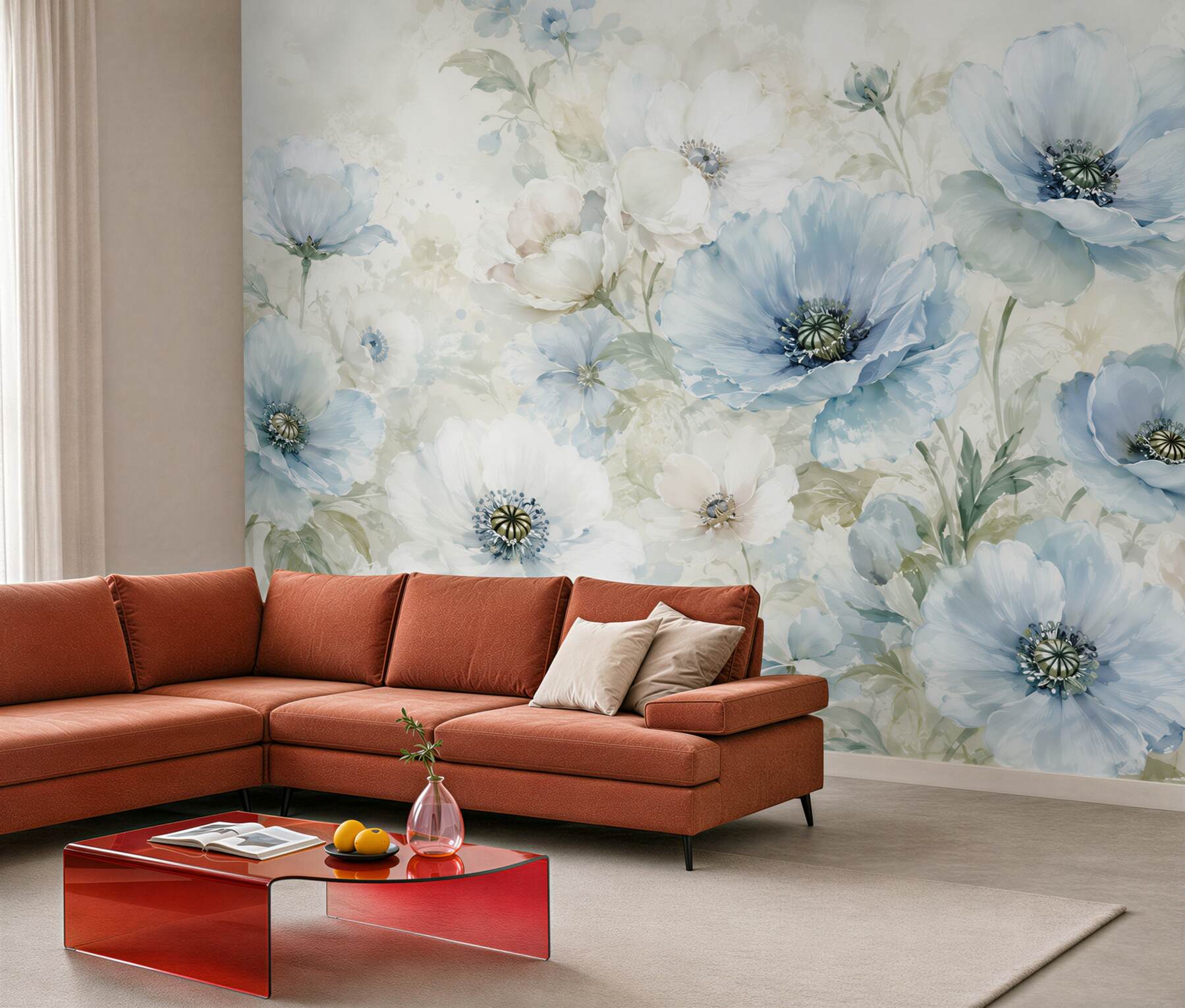 Fototapeta delikatność makowego łoża?v23