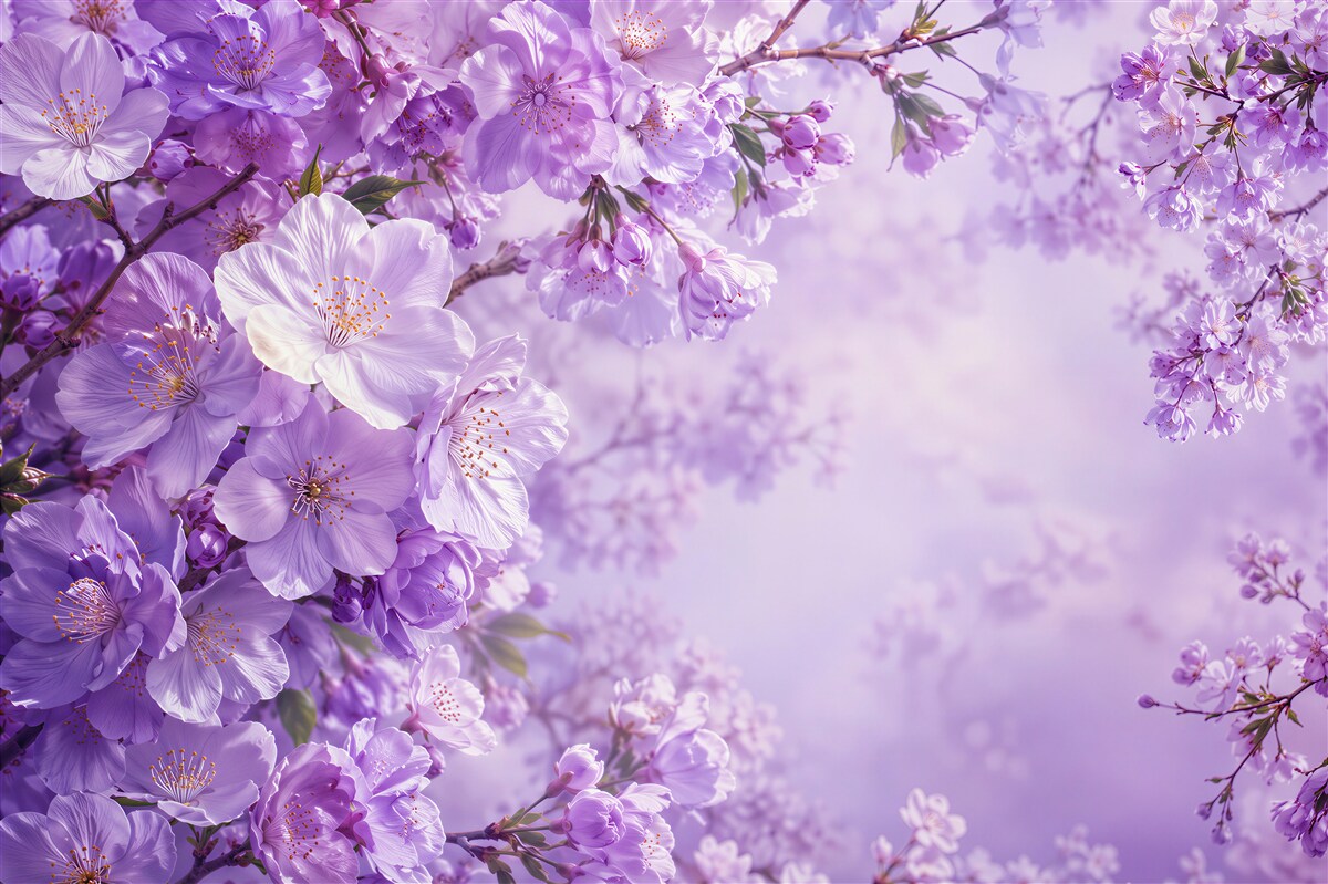 Fototapeta liliowe kolory delikatnej orchidei