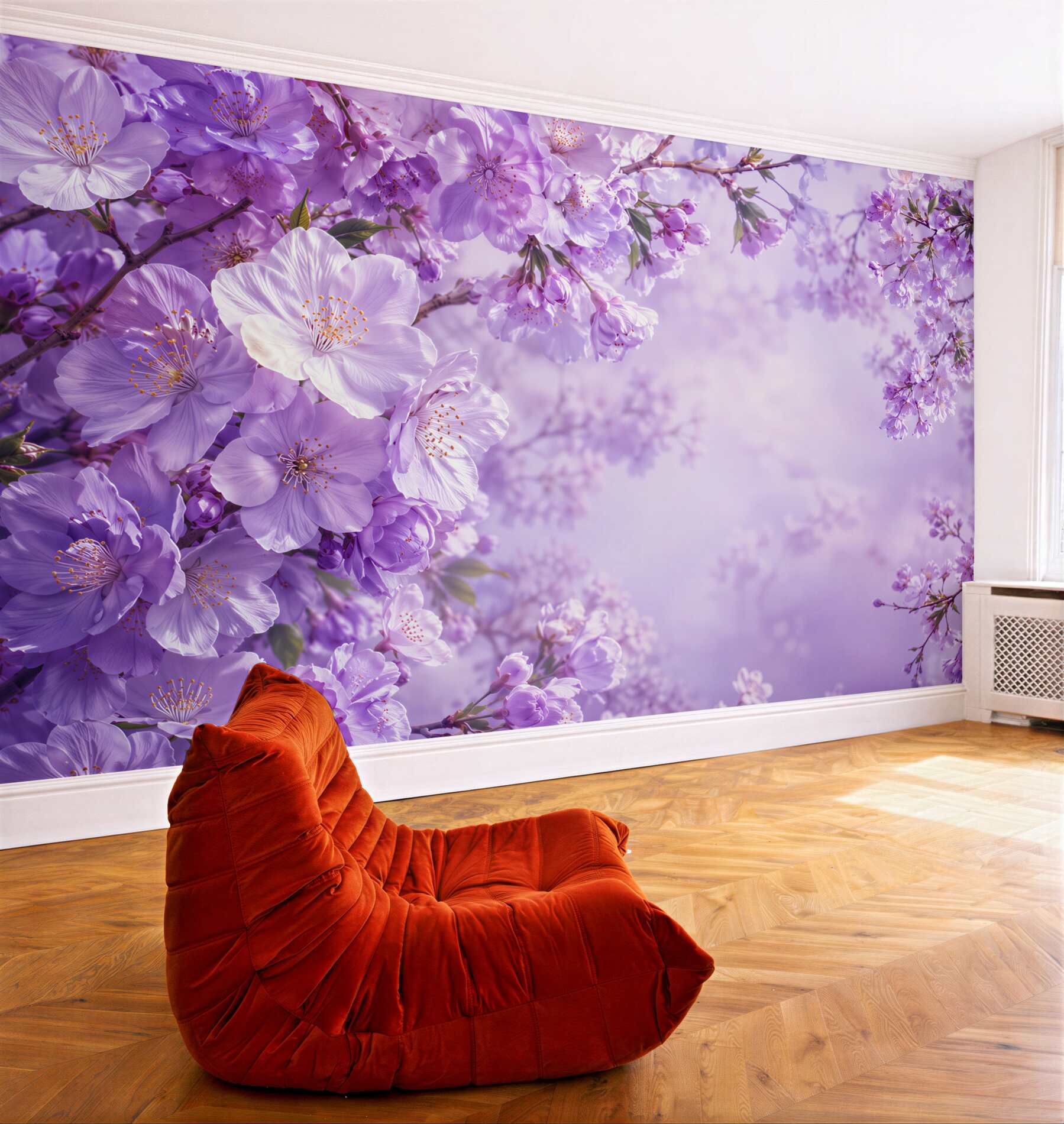Fototapeta liliowe kolory delikatnej orchidei?v23