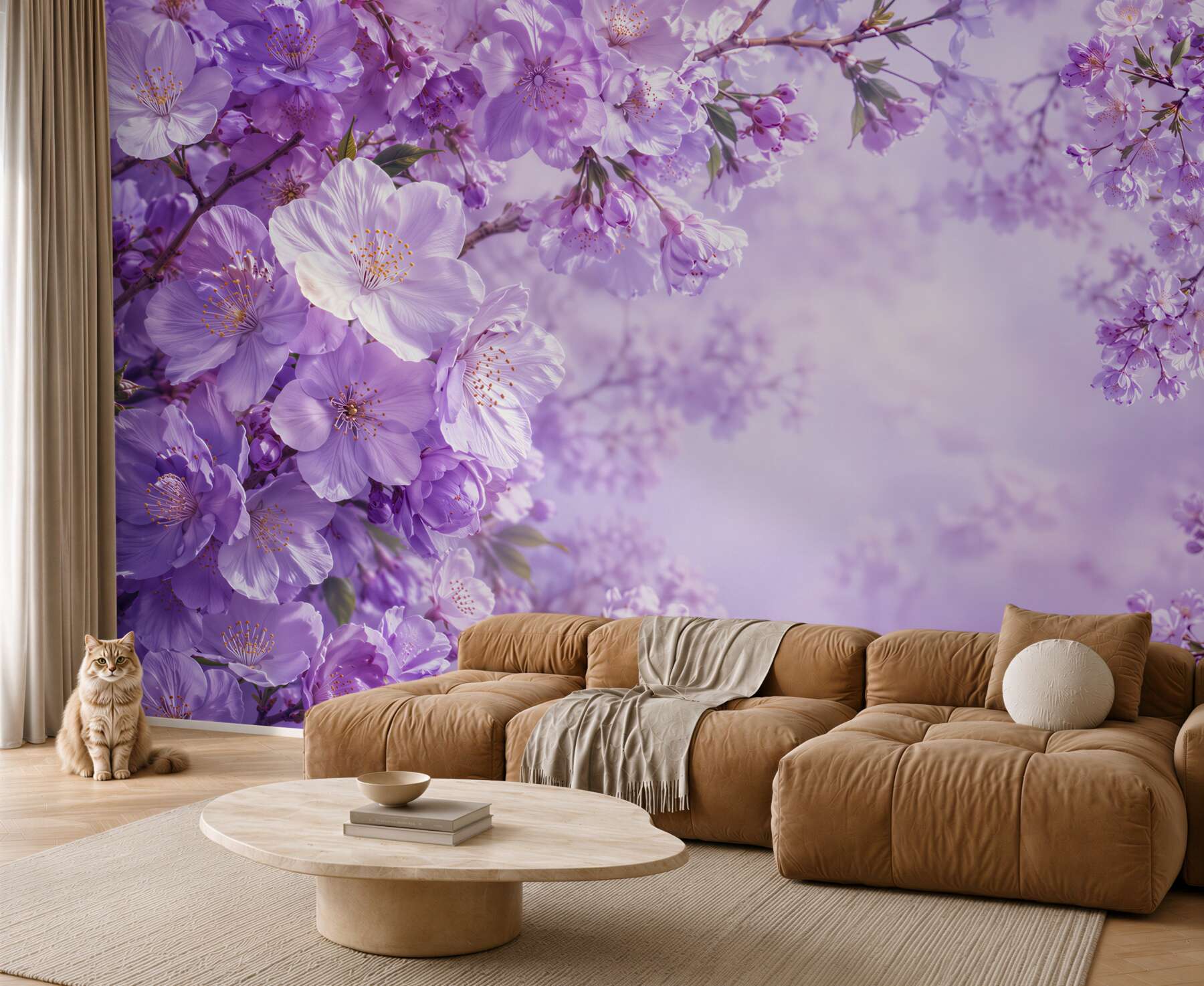 Fototapeta liliowe kolory delikatnej orchidei?v23