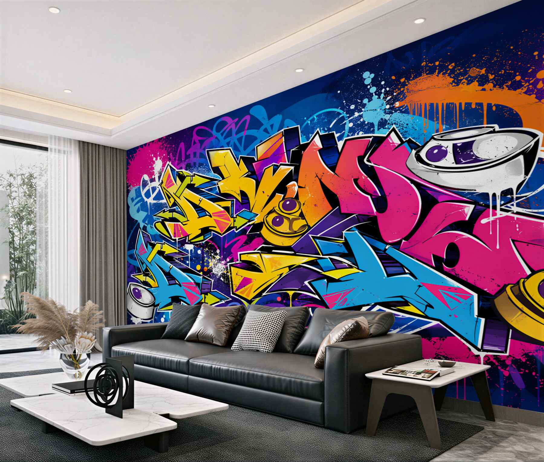 Fototapeta jasne napisy różniące się od tekstu graffiti?v23
