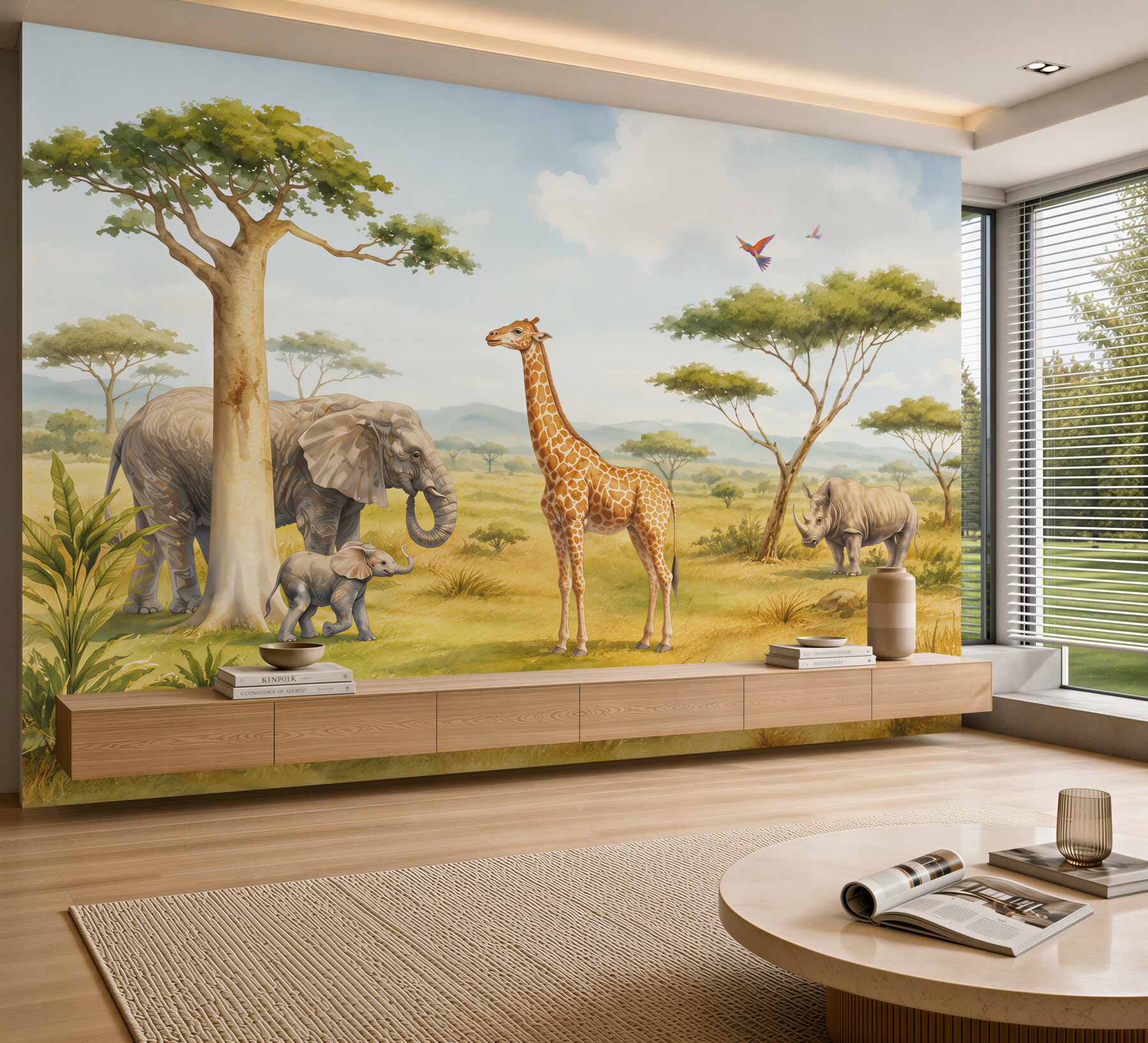 Fototapeta Afrykańskie zwierzęta na safari?v23