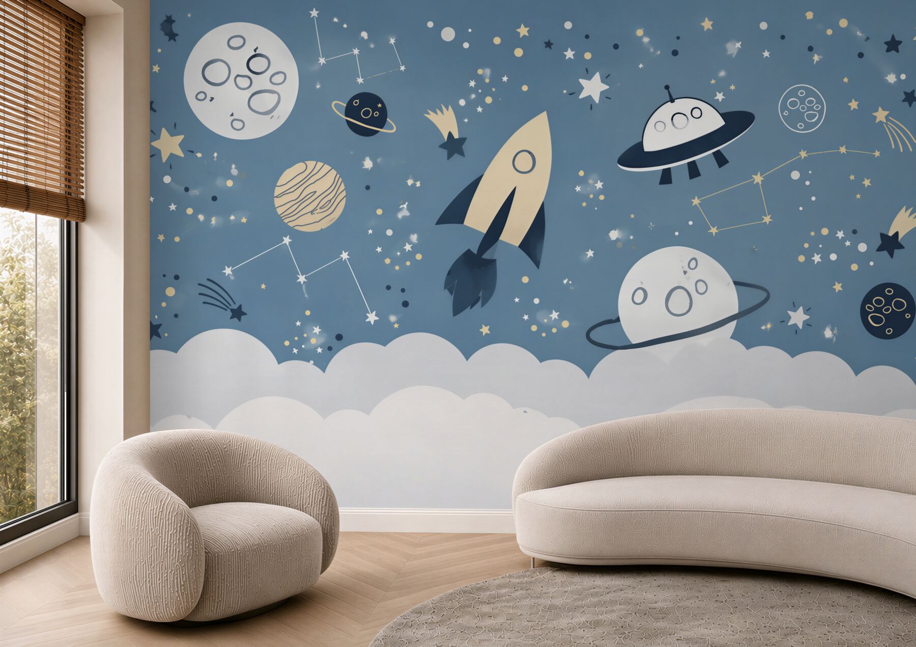 Fototapeta rakieta i ufo w kosmosie?v23