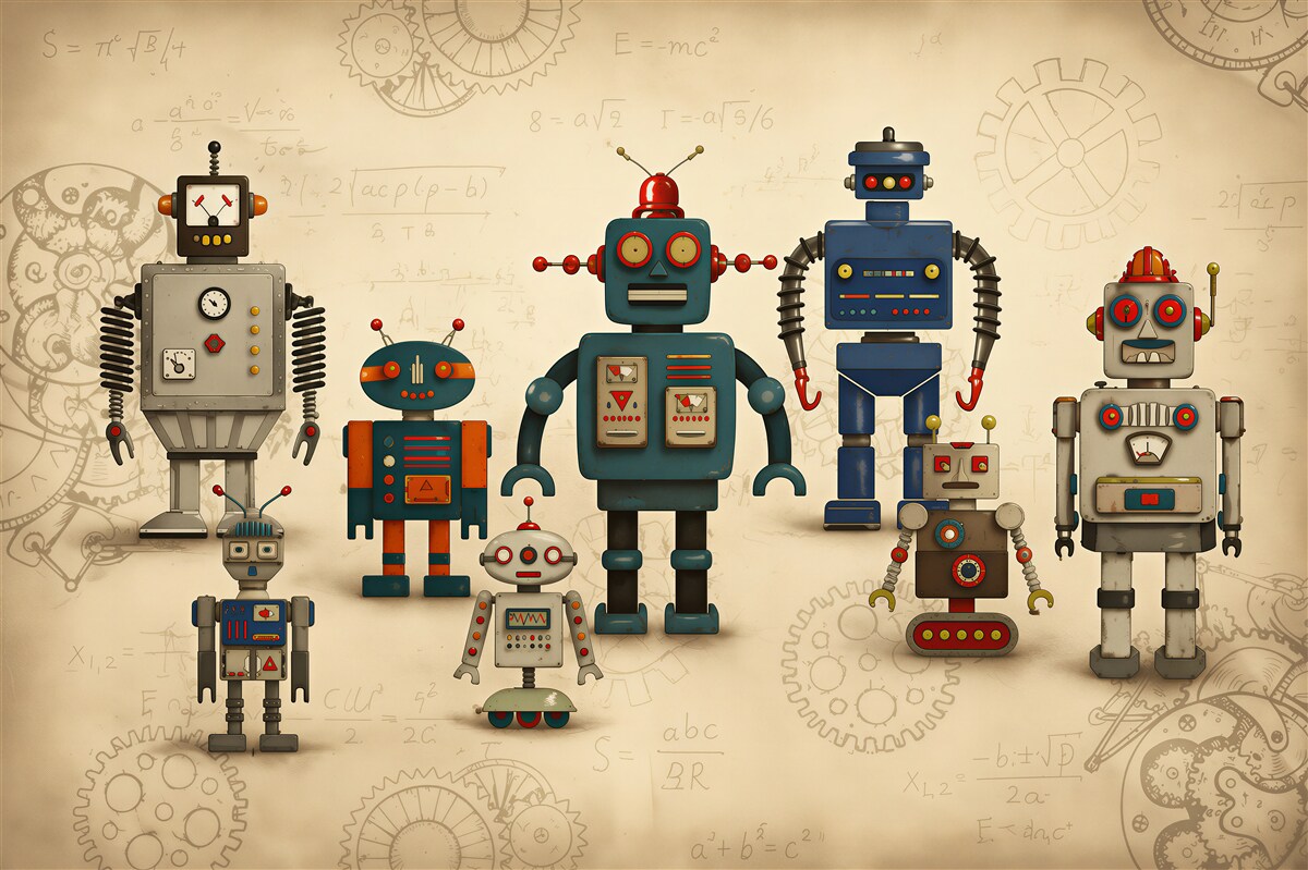 Fototapeta Roboty w pokoju dziecinnym