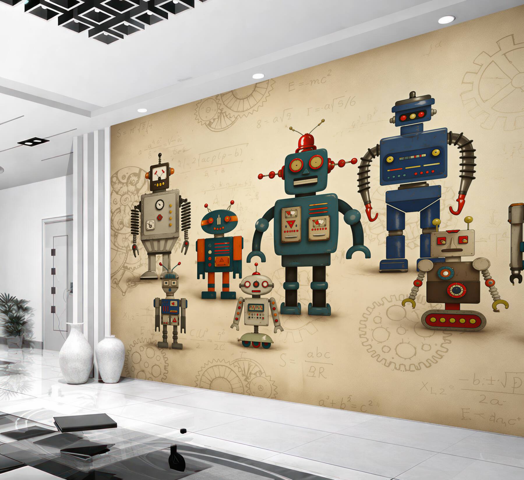 Fototapeta Roboty w pokoju dziecinnym?v23