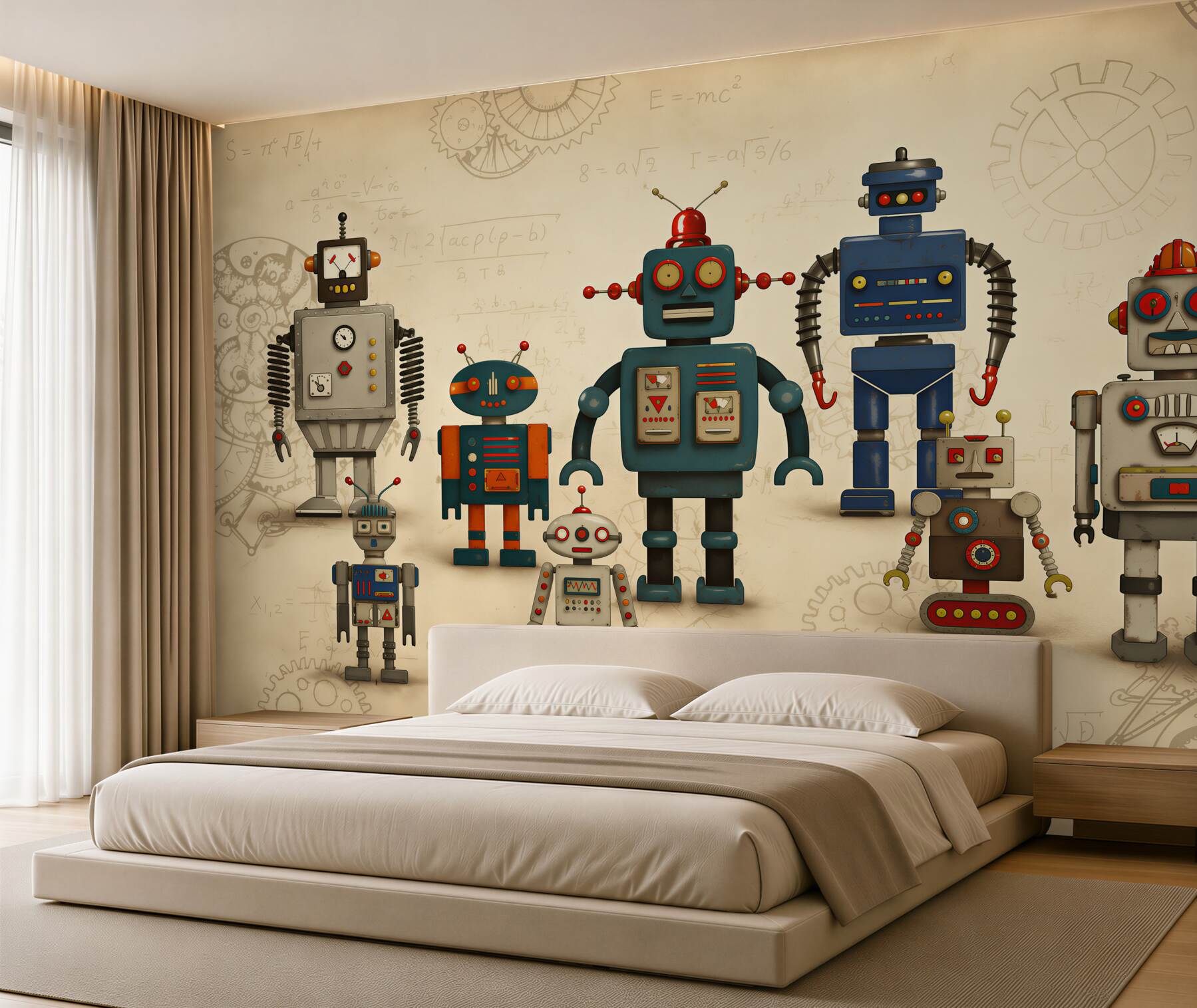 Fototapeta Roboty w pokoju dziecinnym?v23