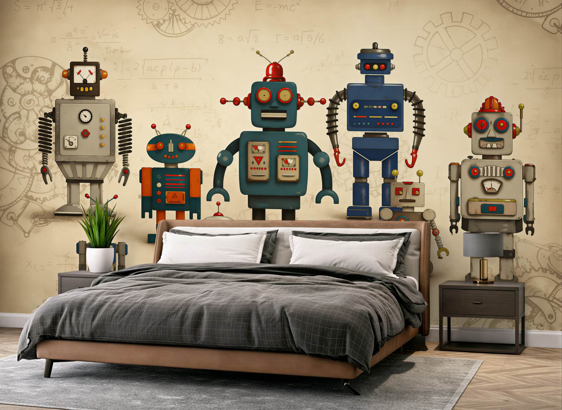 Fototapeta Roboty w pokoju dziecinnym?v23