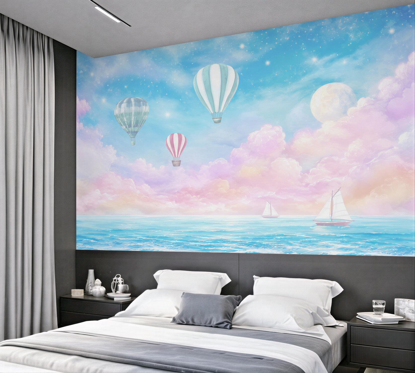 Fototapeta Balony nad jachtami?v23