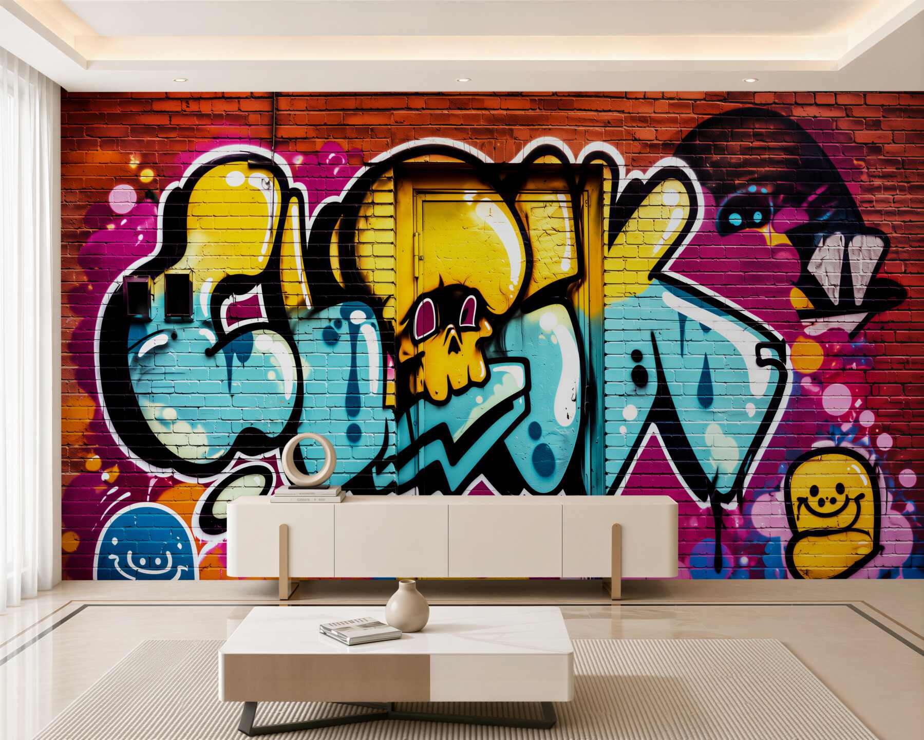 Fototapeta Jasny napis graffiti?v23