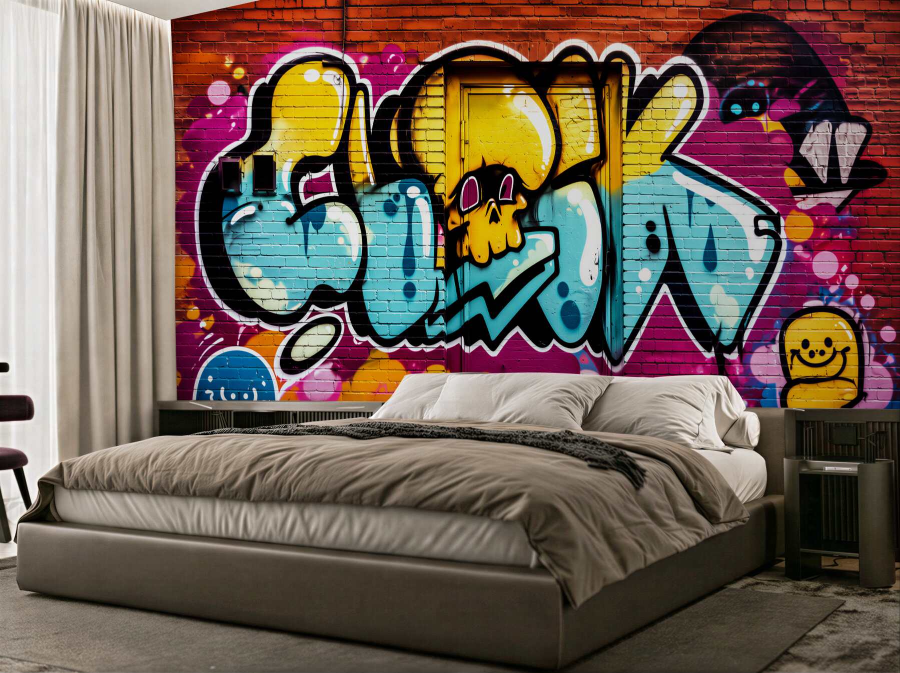 Fototapeta Jasny napis graffiti?v23