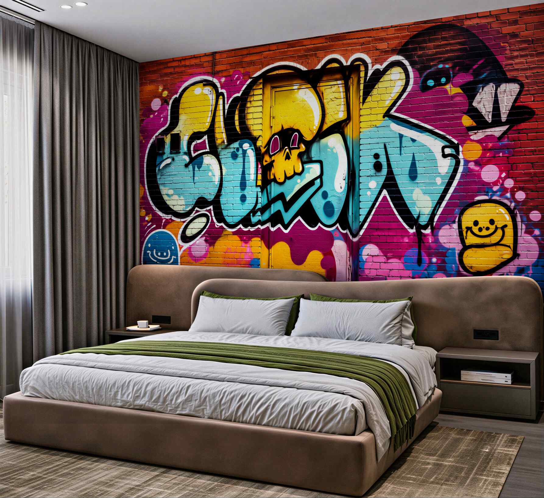 Fototapeta Jasny napis graffiti?v23