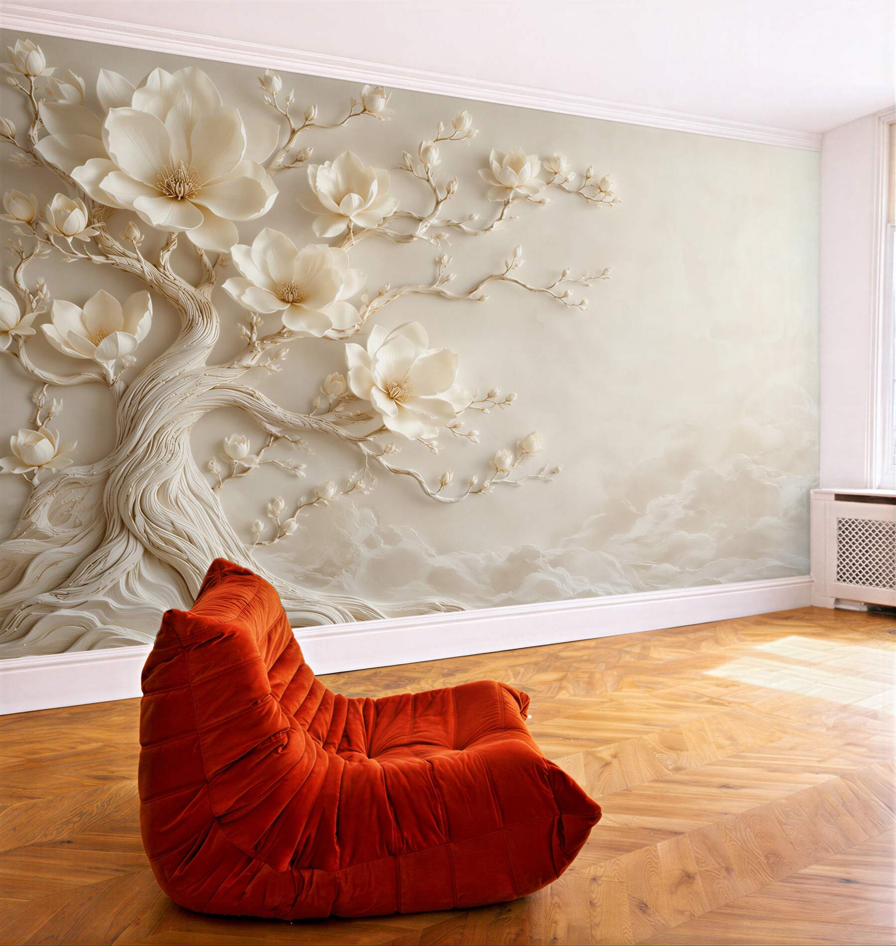Fototapeta Delikatne Magnolie 3D