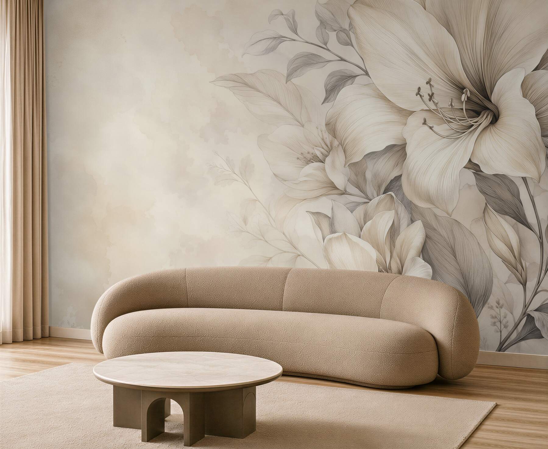 Fototapeta Elegancka Fototapeta z Magnoliami?v23