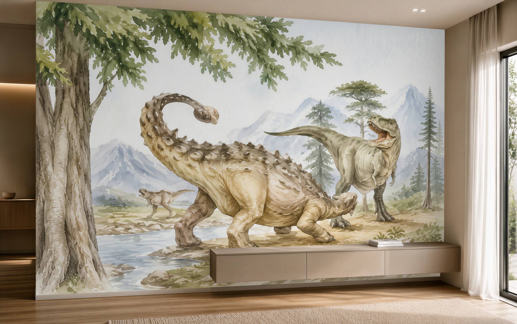 Fototapeta dinozaury w lesie?v23