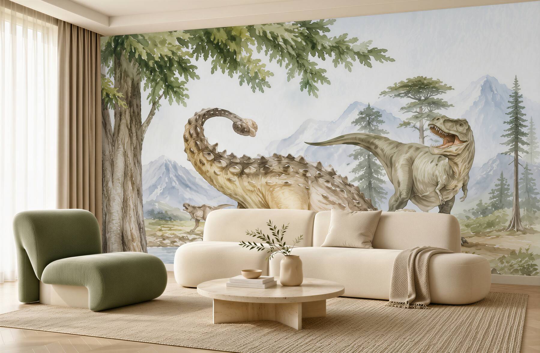 Fototapeta dinozaury w lesie?v23
