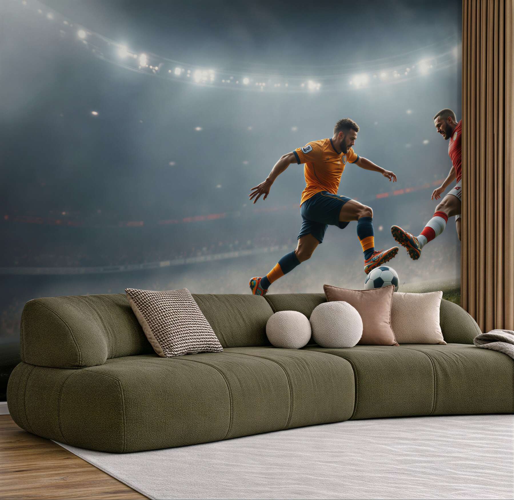Fototapeta piłka nożna na stadionie?v23