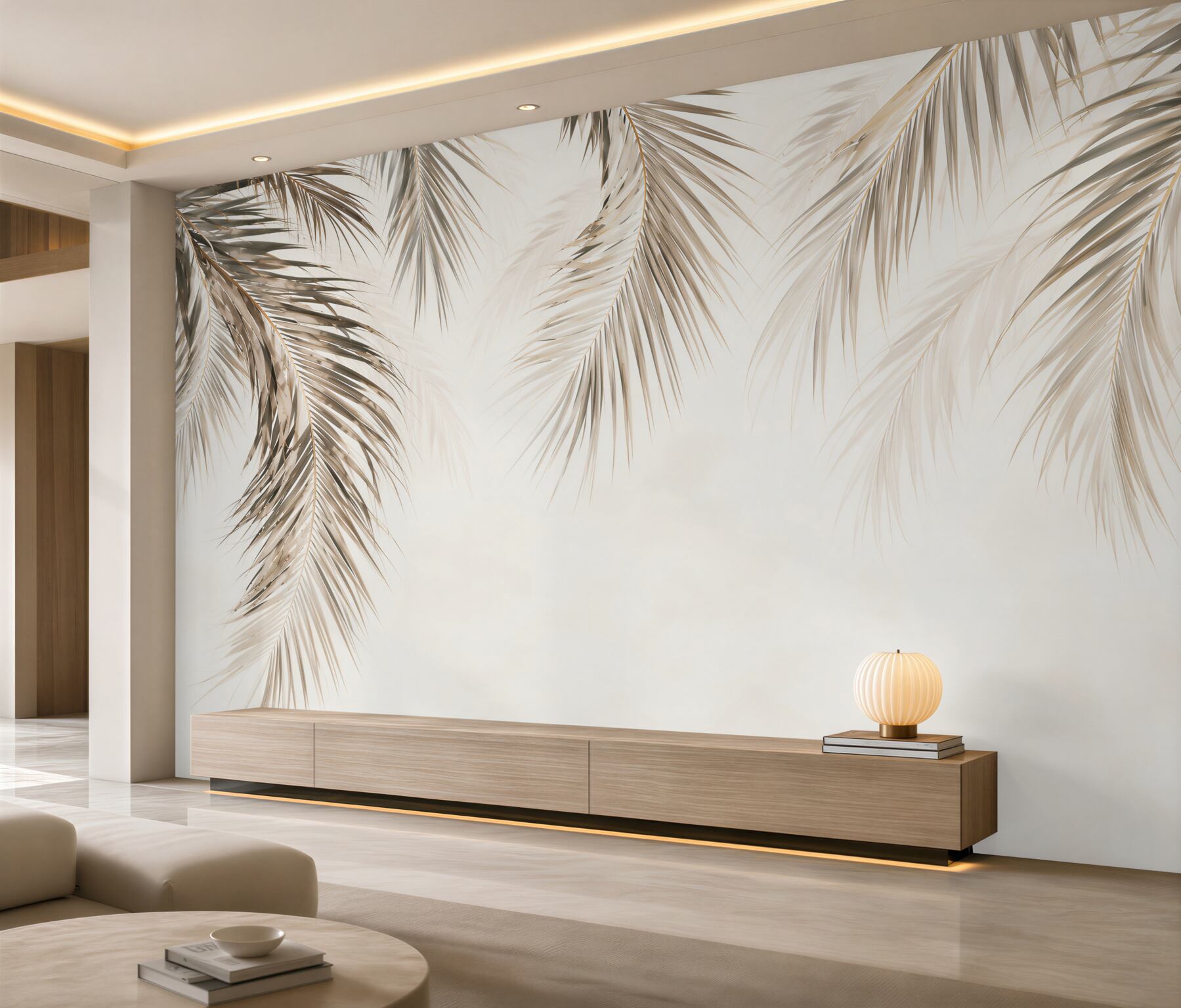 Fototapeta tropikalne liście palm