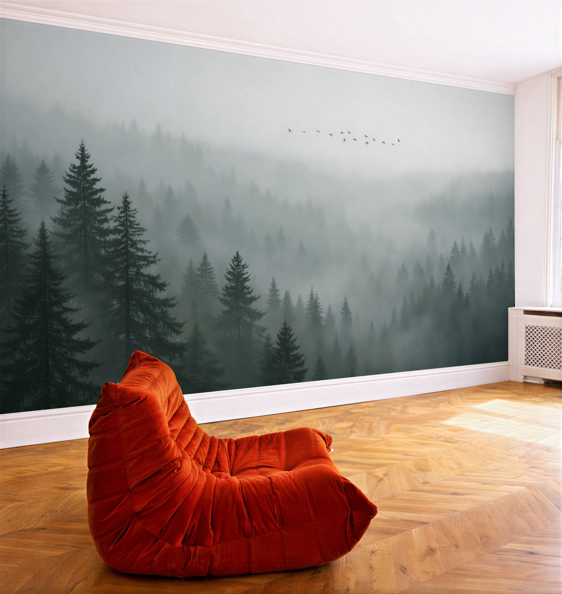 Fototapeta Leśna mgła o świcie?v23