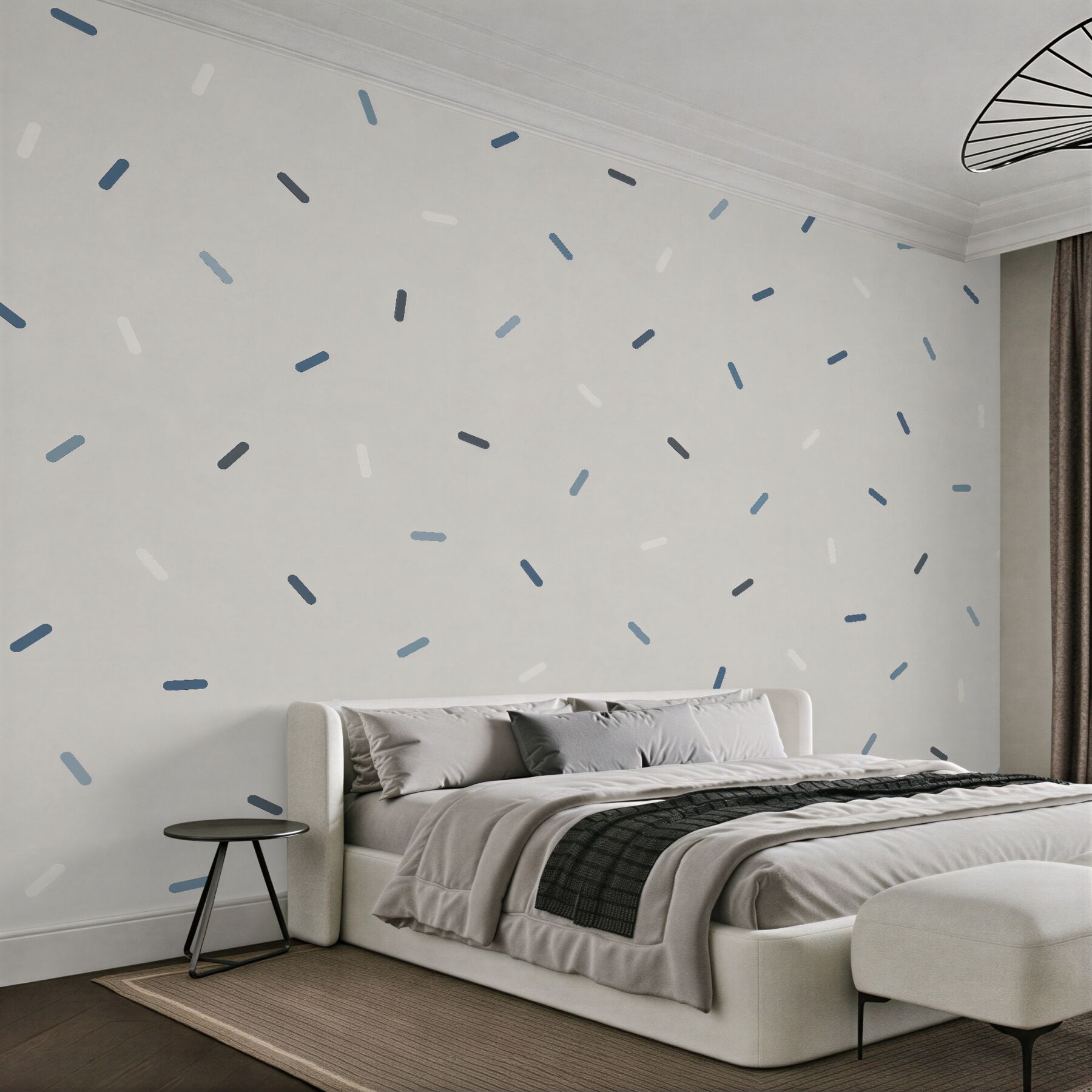 Fototapeta minimalistyczny wzór pastelowych kresek