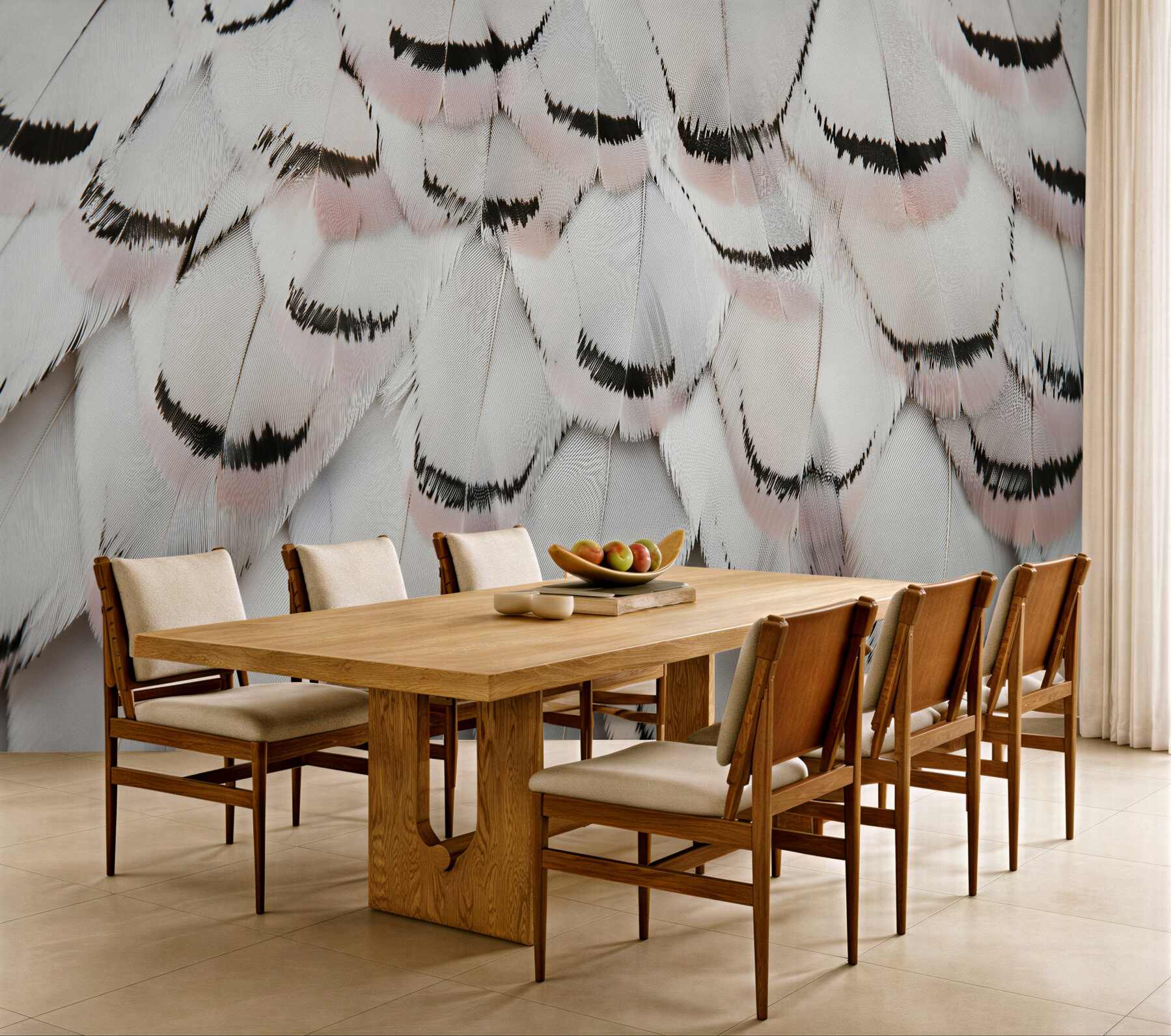 Fototapeta pudrowe pióra w eleganckim rytmie?v23