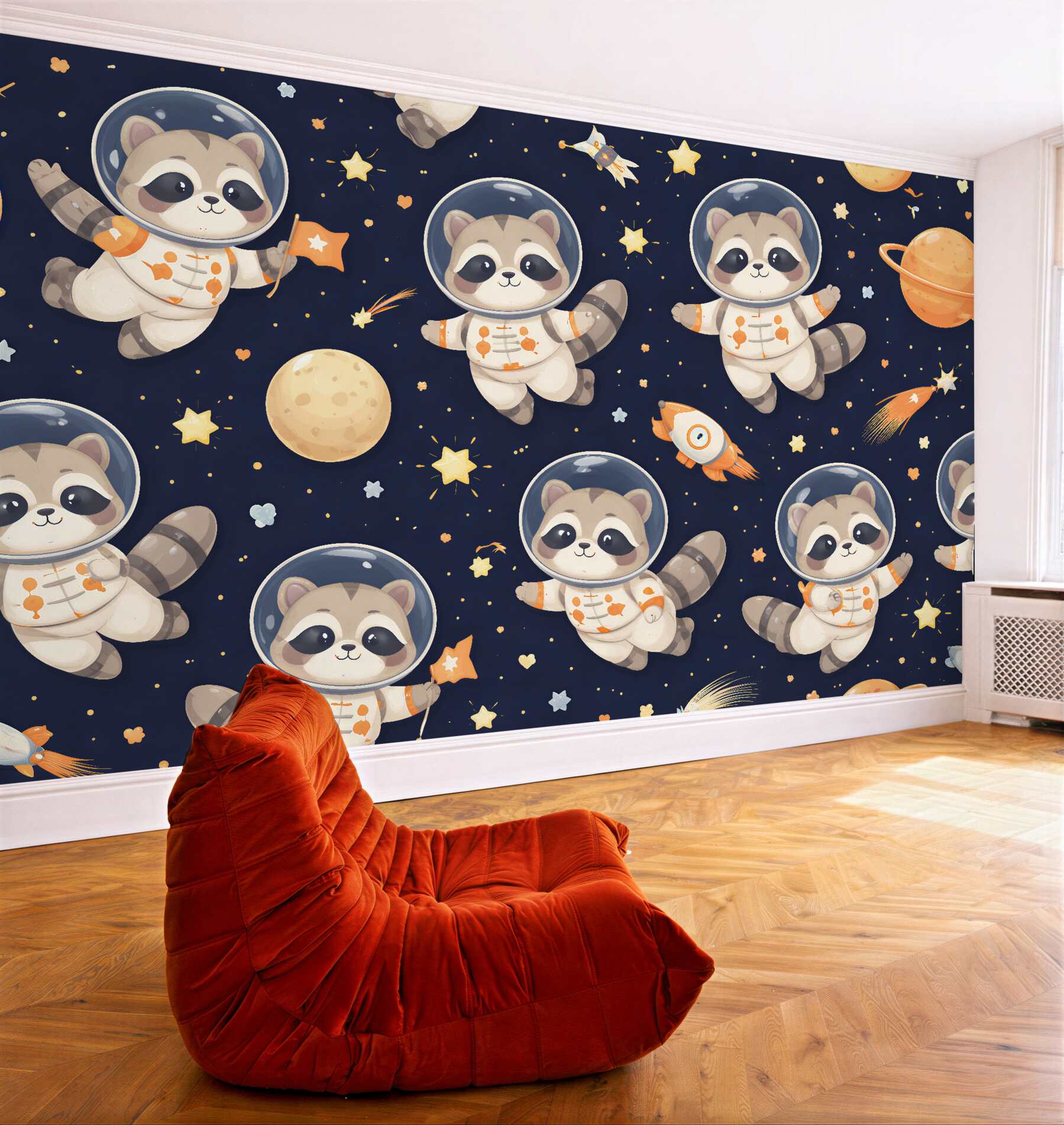 Fototapeta szopy astronauci w kosmicznej przygodzie?v23